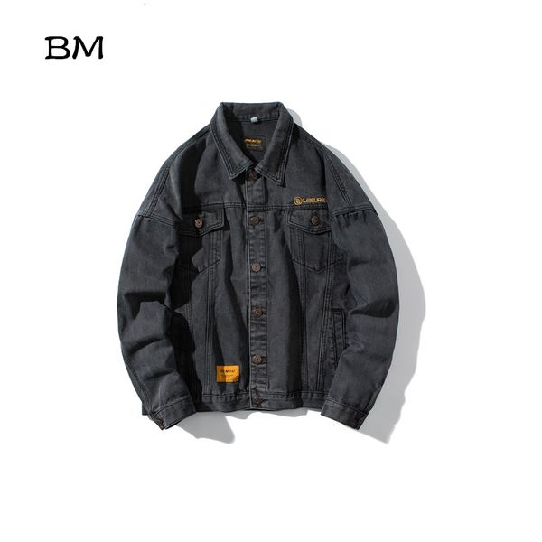 men's jackets japanese streetwear jean men denim cowboy coat hip hop korean style clothes 1cfa, Black;brown
men's jackets japanese streetwear jean men denim cowboy coat hip hop korean style clothes 1cfa, Black;brown