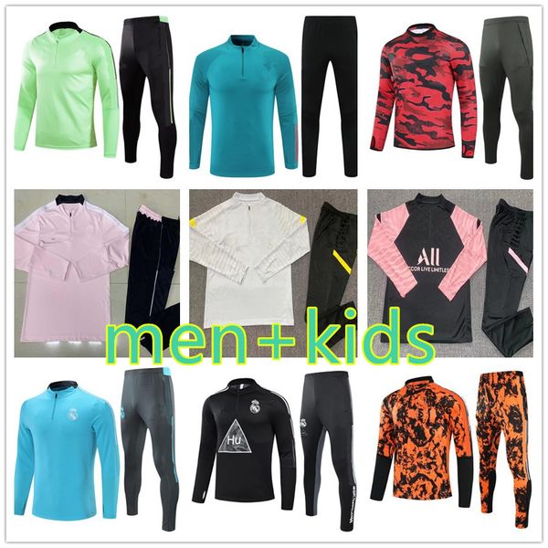 2021 men + kids jogging football training tracksuit kits 20 21 boys adulto survetement foot soccer chandal futbol, Black
2021 men + kids jogging football training tracksuit kits 20 21 boys adulto survetement foot soccer chandal futbol, Black