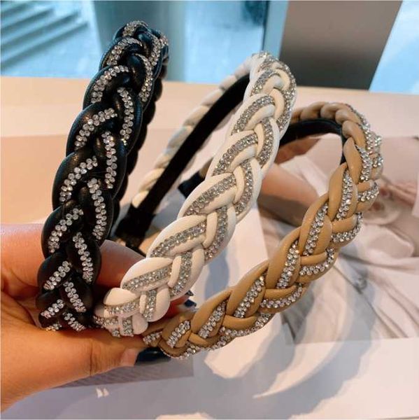 hair accessories temperament geometric pu leather rhinestone hairbands cross braid retro headbands
hair accessories temperament geometric pu leather rhinestone hairbands cross braid retro headbands