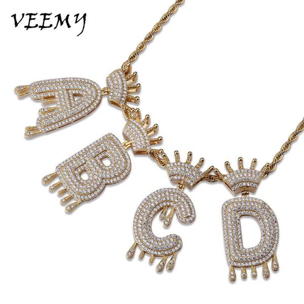pendant necklaces veemy fashion a-z initial bubble letter name crown drip letters men women gold silver color cz hip hop jewelry
pendant necklaces veemy fashion a-z initial bubble letter name crown drip letters men women gold silver color cz hip hop jewelry