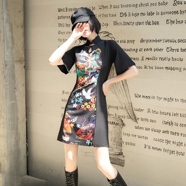 female chinese dress qipao short style cheongsam women traditional asian streetwear dress formal party gown vestidos 11767, Red
female chinese dress qipao short style cheongsam women traditional asian streetwear dress formal party gown vestidos 11767, Red