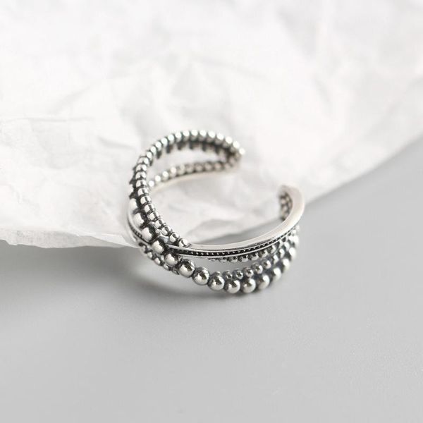 cluster rings multilayer bead chain ring real 925 sterling silver rough vintage cross metal beads for women fashion gift, Golden;silver
cluster rings multilayer bead chain ring real 925 sterling silver rough vintage cross metal beads for women fashion gift, Golden;silver
