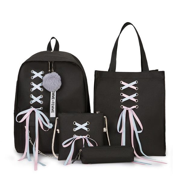 school bags fashion women backpacks 4 set backpack korean design college for teenage girls kids bag shoulder
school bags fashion women backpacks 4 set backpack korean design college for teenage girls kids bag shoulder