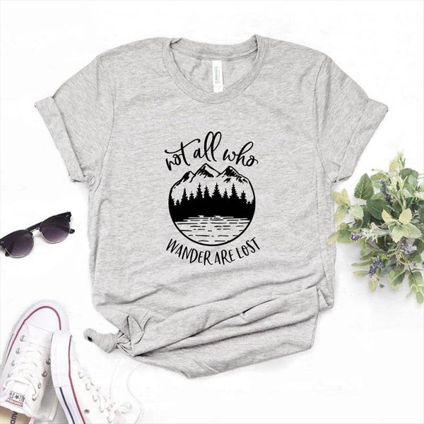 not all who wander womens are lost print cotton casual funny t shirt lady yong girl tee 6, White
not all who wander womens are lost print cotton casual funny t shirt lady yong girl tee 6, White