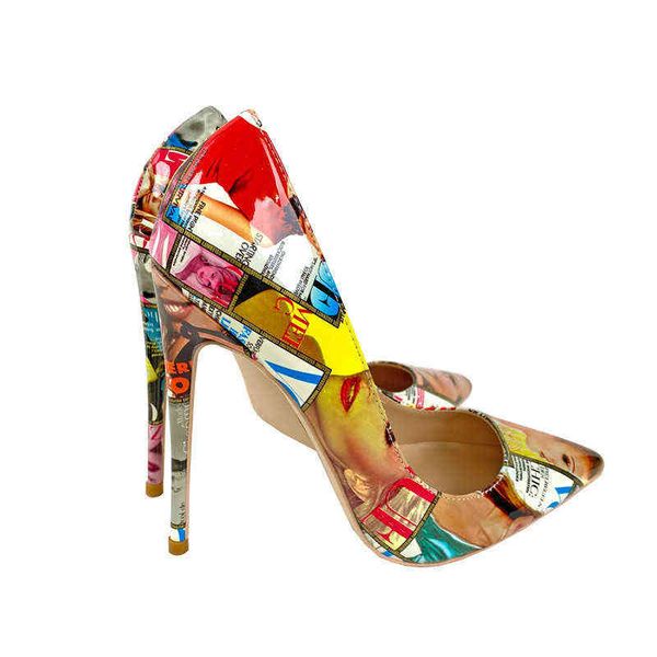 spring 2022 new graffiti high heels 12cm pointed thin heel shallow mouth single shoes women's shoes, Black
spring 2022 new graffiti high heels 12cm pointed thin heel shallow mouth single shoes women's shoes, Black