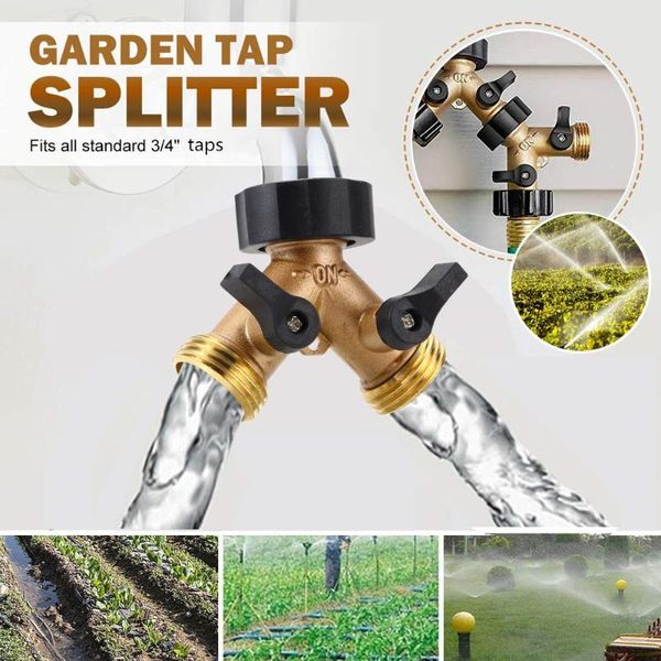 watering equipments 1pcs brass female 3/4" 2 way tap water splitter garden y quick connector irrigation valve hose pipe adapter
watering equipments 1pcs brass female 3/4" 2 way tap water splitter garden y quick connector irrigation valve hose pipe adapter