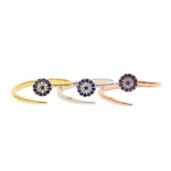cluster rings 2021 turkish lucky evil eye cubic zirconia charm band open adjusted for women minimal party jewelry wholesale, Golden;silver
cluster rings 2021 turkish lucky evil eye cubic zirconia charm band open adjusted for women minimal party jewelry wholesale, Golden;silver
