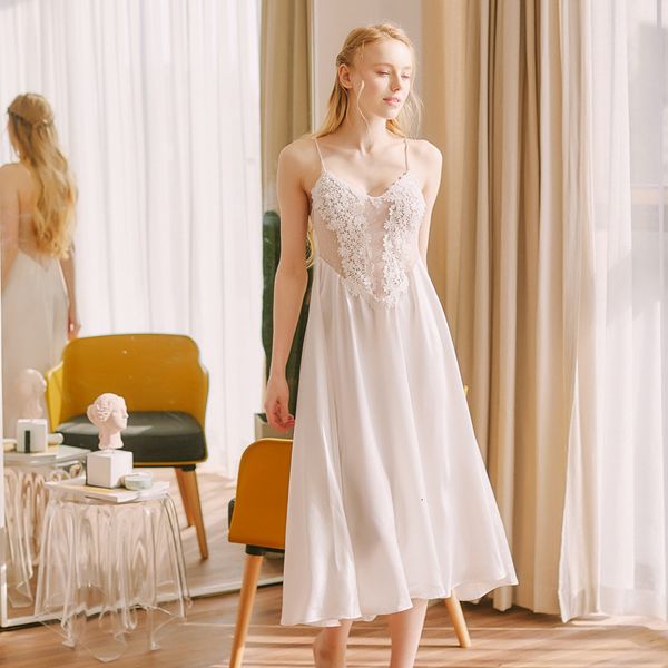 women's sleepwear lace bride women nightgown spaghetti strap long section nightdress glma, Black;red
women's sleepwear lace bride women nightgown spaghetti strap long section nightdress glma, Black;red
