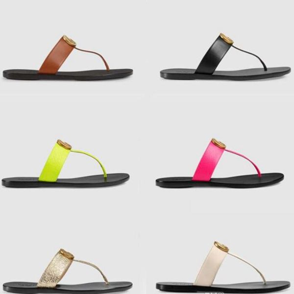 2021 designer slides women flip flops leather women sandal with double metal black white brown slippers summer beach sandals with box us11
2021 designer slides women flip flops leather women sandal with double metal black white brown slippers summer beach sandals with box us11
