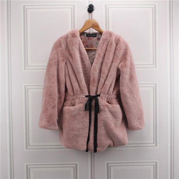women's fur & faux imitation coat european and american large size medium length artificial women jacket, Black
women's fur & faux imitation coat european and american large size medium length artificial women jacket, Black