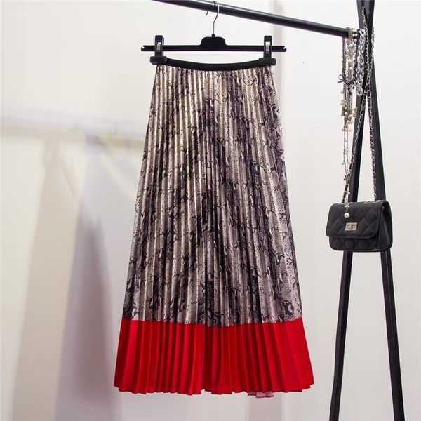 skirts fashion spring -coming western style snake pattern contrast stitching pleated skirts high street a-line wz0t, Black
skirts fashion spring -coming western style snake pattern contrast stitching pleated skirts high street a-line wz0t, Black