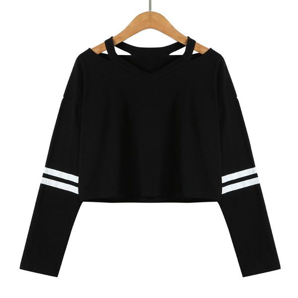 women's t-shirt sweatshirt womens ladies v-neck two bars print short long sleeve summer crop women clothing streetwear#40, White
women's t-shirt sweatshirt womens ladies v-neck two bars print short long sleeve summer crop women clothing streetwear#40, White