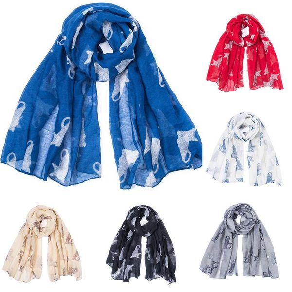 scarves winter women lady warm fashion cartoon cat pattern cute scarf men wrap shawl european and american, Blue;gray
scarves winter women lady warm fashion cartoon cat pattern cute scarf men wrap shawl european and american, Blue;gray