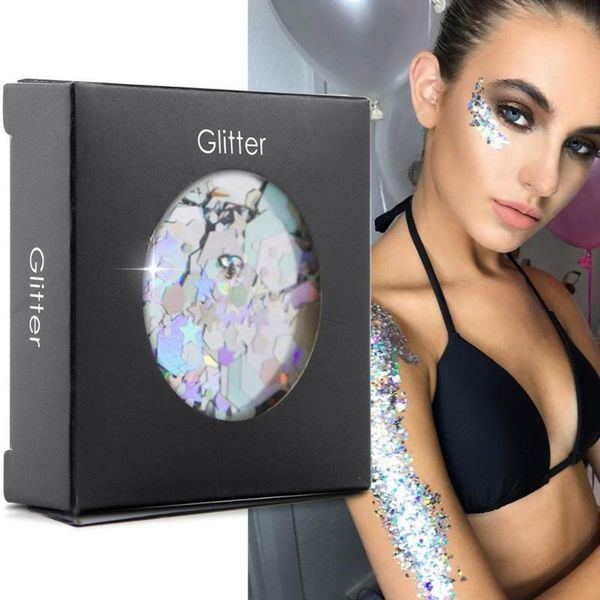 nail glitter cosmetic for face, body , - chunky silver holographic mix essential festival and rave beauty makeup, Silver;gold
nail glitter cosmetic for face, body , - chunky silver holographic mix essential festival and rave beauty makeup, Silver;gold
