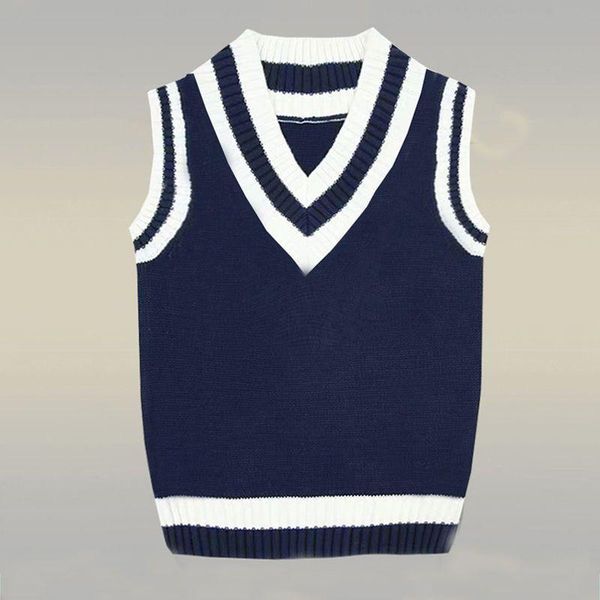 men's vests sweater vest boys patchwork v-neck preppy sleeveless sweaters waistcoat chic outwear all-match teens knitted clothes, Black;white
men's vests sweater vest boys patchwork v-neck preppy sleeveless sweaters waistcoat chic outwear all-match teens knitted clothes, Black;white
