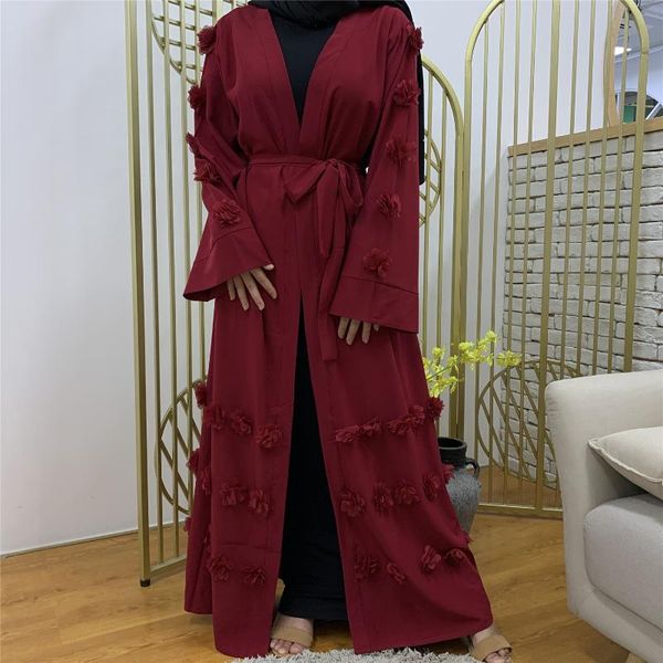 ethnic clothing muslim dress fashion middle east eid duabi abaya turkey robe loose cardigan 3d flower belt donsignet, Red
ethnic clothing muslim dress fashion middle east eid duabi abaya turkey robe loose cardigan 3d flower belt donsignet, Red