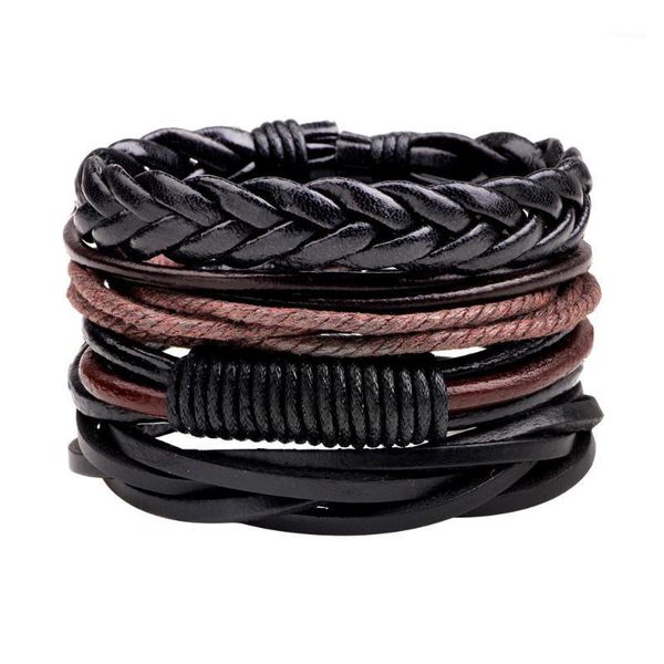 charm bracelets fashion simple retro suit woven cowhide jewelry men's leather bracelet wholesale, Golden;silver
charm bracelets fashion simple retro suit woven cowhide jewelry men's leather bracelet wholesale, Golden;silver