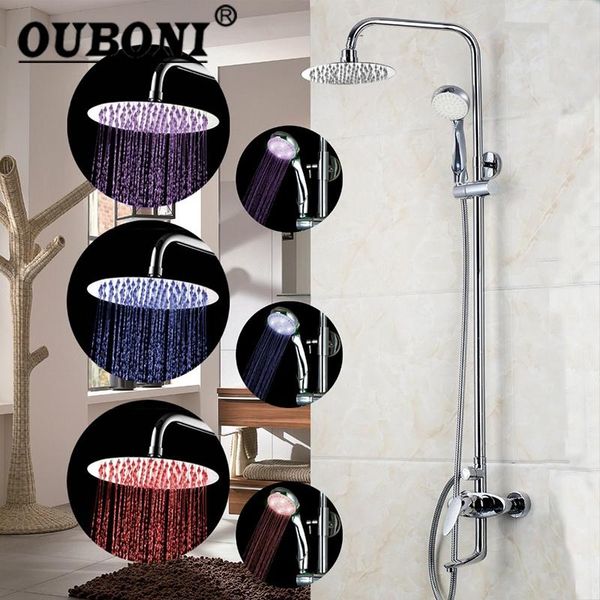 wall mounted rainfall led shower sets,chrome brass bathroom head faucet with spray hand set sets
wall mounted rainfall led shower sets,chrome brass bathroom head faucet with spray hand set sets