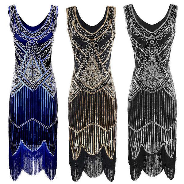 luxury evening party dresses 1920s sequin tassel dinner party evening woman, Black
luxury evening party dresses 1920s sequin tassel dinner party evening woman, Black