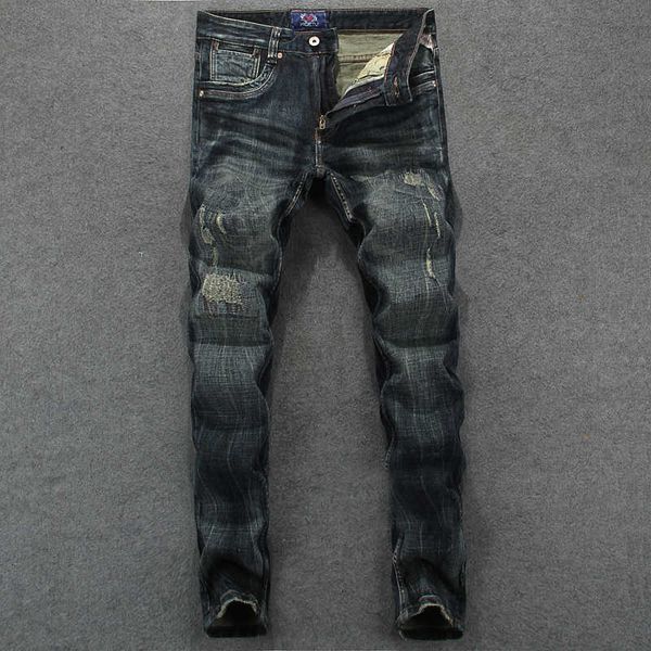 men's jeans italian style fashion men retro black blue slim fit ripped denim trousers vintage designer cotton long pants 8zb3 94mx
men's jeans italian style fashion men retro black blue slim fit ripped denim trousers vintage designer cotton long pants 8zb3 94mx