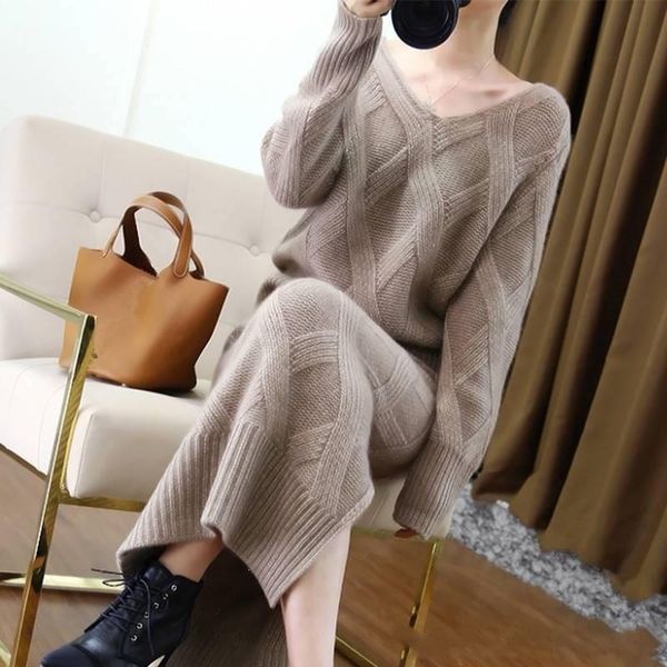 two piece dress solid pullovers sweater set women long sleeve knitted high waist skirt suits casual winter outfits, White
two piece dress solid pullovers sweater set women long sleeve knitted high waist skirt suits casual winter outfits, White