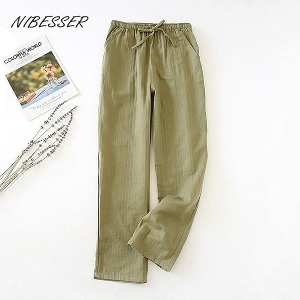 men's sleepwear nibesser 100% cotton trousers solid pants bottoms knitted sleep short couples pijama hombre men pajamas, Black;brown
men's sleepwear nibesser 100% cotton trousers solid pants bottoms knitted sleep short couples pijama hombre men pajamas, Black;brown
