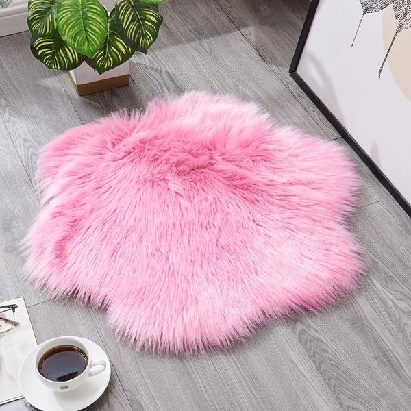 carpets rayuan 60cm floral carpet artificial wool sheepskin hairy faux floor mat fur plain fluffy soft area rug tapetes
carpets rayuan 60cm floral carpet artificial wool sheepskin hairy faux floor mat fur plain fluffy soft area rug tapetes