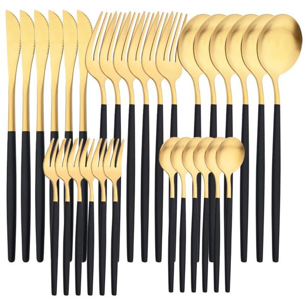 dinnerware sets 6people stainless steel set matte gold flatware dinner knife cake fork spoon cutlery kitchen tableware silverware
dinnerware sets 6people stainless steel set matte gold flatware dinner knife cake fork spoon cutlery kitchen tableware silverware