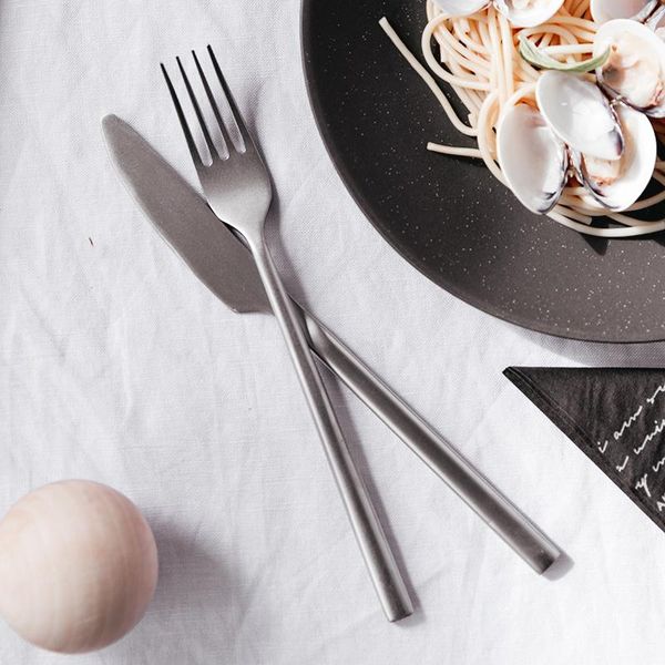 flatware sets 304 stainless steel cutlery set retro scrub western steak knife dessert fork coffee spoon vintage chopsticks dinnerware
flatware sets 304 stainless steel cutlery set retro scrub western steak knife dessert fork coffee spoon vintage chopsticks dinnerware