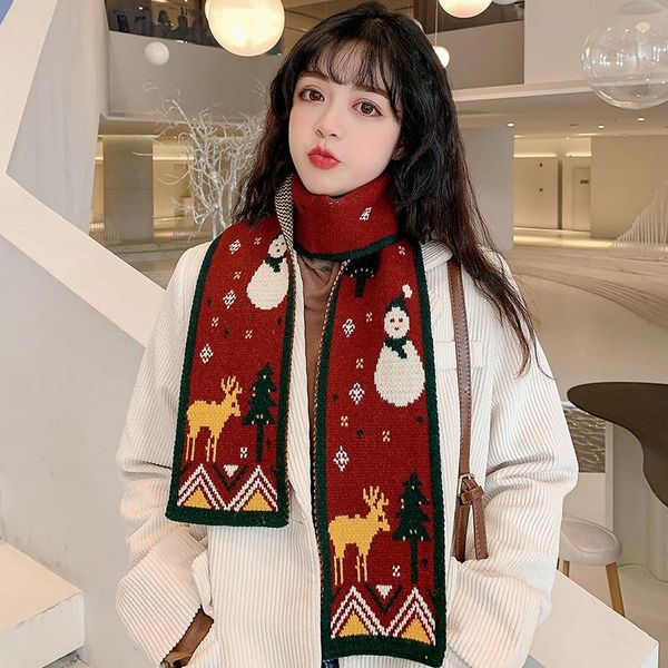 scarves lovely girl autumn winter christmas versatile korean student short scarf ins knitted warm fashion bib, Blue;gray
scarves lovely girl autumn winter christmas versatile korean student short scarf ins knitted warm fashion bib, Blue;gray