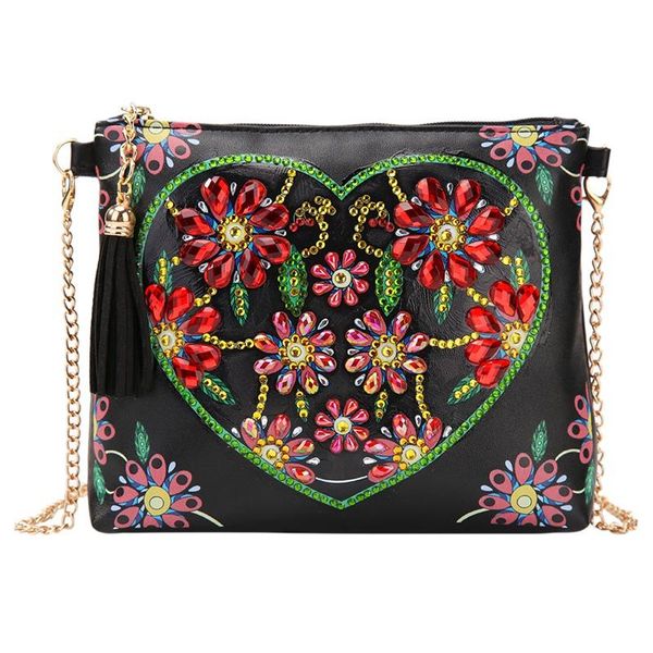 wallets diy special shaped diamond painting wallet chain shoulder bag leather women clutch storage christmas gift for girlfriend, Red;black
wallets diy special shaped diamond painting wallet chain shoulder bag leather women clutch storage christmas gift for girlfriend, Red;black