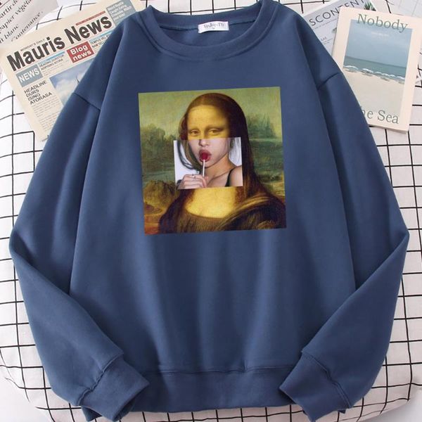 men's hoodies & sweatshirts mona lisa funny lollipop lips print men hoody street casual loose sweatshirt autumn fleece hooded hip hop o, Black 
men's hoodies & sweatshirts mona lisa funny lollipop lips print men hoody street casual loose sweatshirt autumn fleece hooded hip hop o, Black