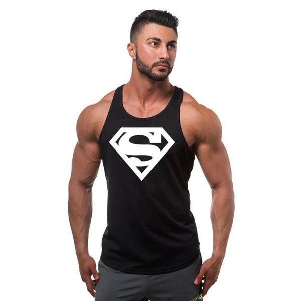 men' tank 2021 men fitness singlet sleeveless shirt cotton muscle guys brand undershirt for boy vest gyms clothing bodybuilding, White;black
men' tank 2021 men fitness singlet sleeveless shirt cotton muscle guys brand undershirt for boy vest gyms clothing bodybuilding, White;black