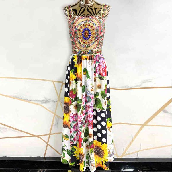 21-spring summer ladies retro printing nail drill seaside beach elegant vacation shoulder strap party midi, Black;gray
21-spring summer ladies retro printing nail drill seaside beach elegant vacation shoulder strap party midi, Black;gray
