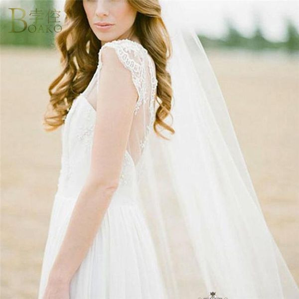 bridal veils boako real pos 2m white/ivory wedding one-layer long veil with comb head accessories velos de novia, Black
bridal veils boako real pos 2m white/ivory wedding one-layer long veil with comb head accessories velos de novia, Black