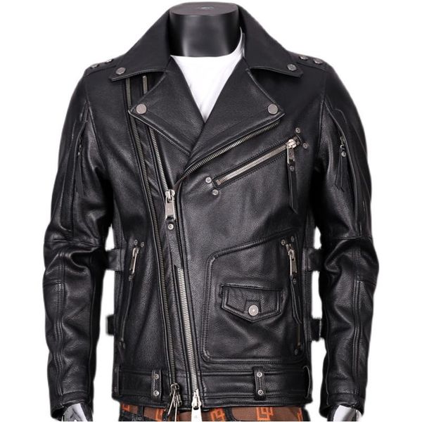 men's leather & faux 2021 black genuine jacket men motorcycle style plus size 4xl real natural cowhide winter thick slim fit biker coat
men's leather & faux 2021 black genuine jacket men motorcycle style plus size 4xl real natural cowhide winter thick slim fit biker coat