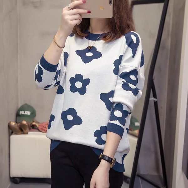 women's sweaters flower knitted pullover woman blouses winter clothing latest 2021 spring autumn korean vestidos female a6226, White;black
women's sweaters flower knitted pullover woman blouses winter clothing latest 2021 spring autumn korean vestidos female a6226, White;black