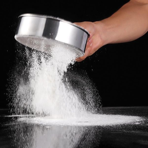 thickened stainless steel flour sieve colander powdered sugar filter mesh sifting strainer kitchen cake baking tools & pastry
thickened stainless steel flour sieve colander powdered sugar filter mesh sifting strainer kitchen cake baking tools & pastry