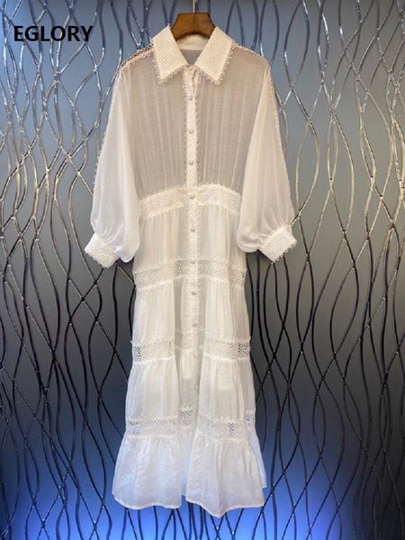 casual dresses hollow out embroidery dress 2021 spring runway designer women turn-down collar long shirt style white yellow, Black;gray
casual dresses hollow out embroidery dress 2021 spring runway designer women turn-down collar long shirt style white yellow, Black;gray