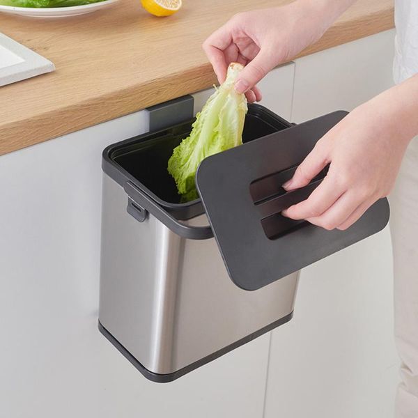 waste bins kitchen trash can stainless steel wall mounted bin for bathroom room car garbage storage
waste bins kitchen trash can stainless steel wall mounted bin for bathroom room car garbage storage