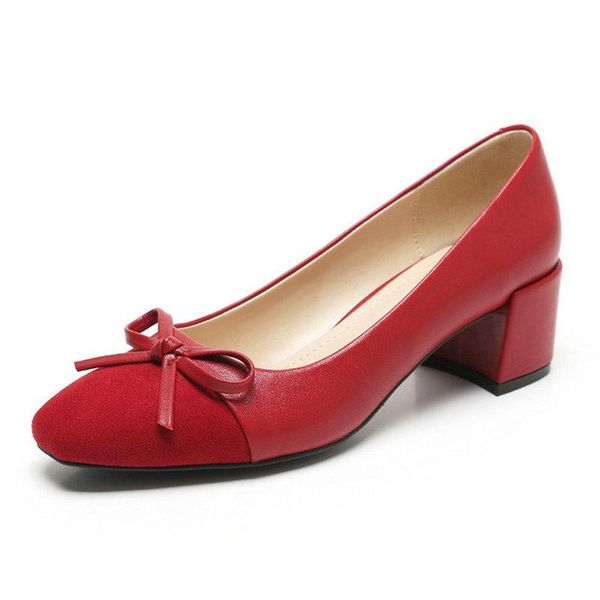 fashion high heels women square toe bow single shoes suede leather slip-on mid-heel red wedding black beige pumps dress
fashion high heels women square toe bow single shoes suede leather slip-on mid-heel red wedding black beige pumps dress