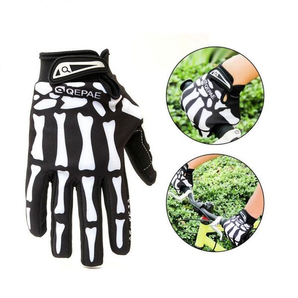 cycling gloves qepae chipper long finger outdoor mountain bike full skull equipment, Black
cycling gloves qepae chipper long finger outdoor mountain bike full skull equipment, Black
