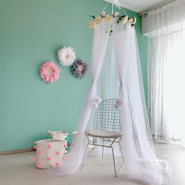 mosquito net cilected white simulation rose yarn children's tent princess wind bed curtain interior decoration
mosquito net cilected white simulation rose yarn children's tent princess wind bed curtain interior decoration