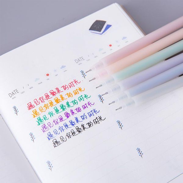 gel pens contracted grind arenaceous transparent watercolors neutral 6 color hand marker pen is 0.5 mm
gel pens contracted grind arenaceous transparent watercolors neutral 6 color hand marker pen is 0.5 mm