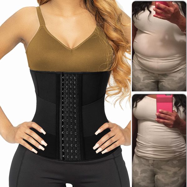 waist trainer for women corset weight loss cincher fat burning body shaper slimming trimmer belt compression modeling straps
waist trainer for women corset weight loss cincher fat burning body shaper slimming trimmer belt compression modeling straps