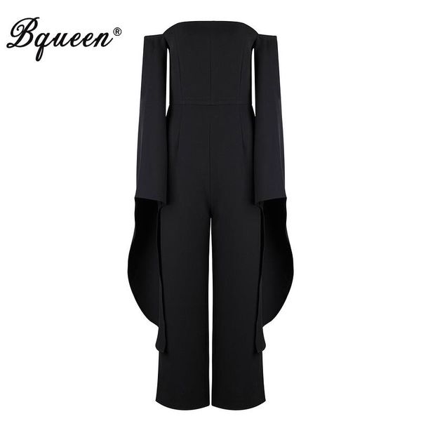 women's jumpsuits & rompers bqueen 2021 ankle length pants off shoulder full sleeve bodysuits fashion black bodycon autumn women, Black;white
women's jumpsuits & rompers bqueen 2021 ankle length pants off shoulder full sleeve bodysuits fashion black bodycon autumn women, Black;white