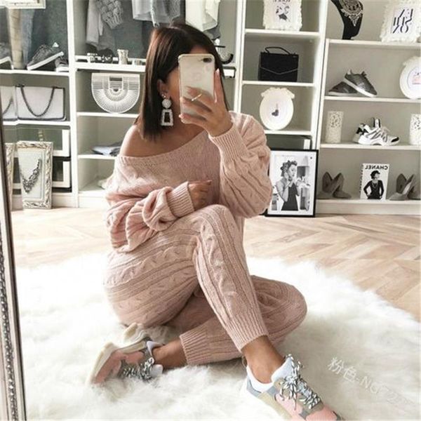 casual sweaters clothes autumn winter womens tracksuits cool knitted fashion outfits sets sell plus size, Gray
casual sweaters clothes autumn winter womens tracksuits cool knitted fashion outfits sets sell plus size, Gray