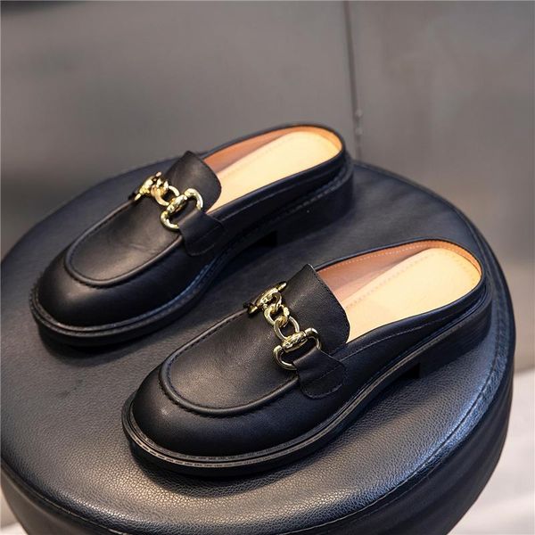 slippers summer for women 2021 metal decor rubber heels indoor sandals female the beach shoes woman fashion, Black
slippers summer for women 2021 metal decor rubber heels indoor sandals female the beach shoes woman fashion, Black