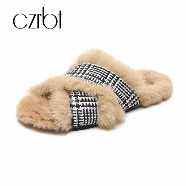 slippers czrbt winter women's shoes indoor fur hair comfortable breathable fashion leisure women, Black
slippers czrbt winter women's shoes indoor fur hair comfortable breathable fashion leisure women, Black