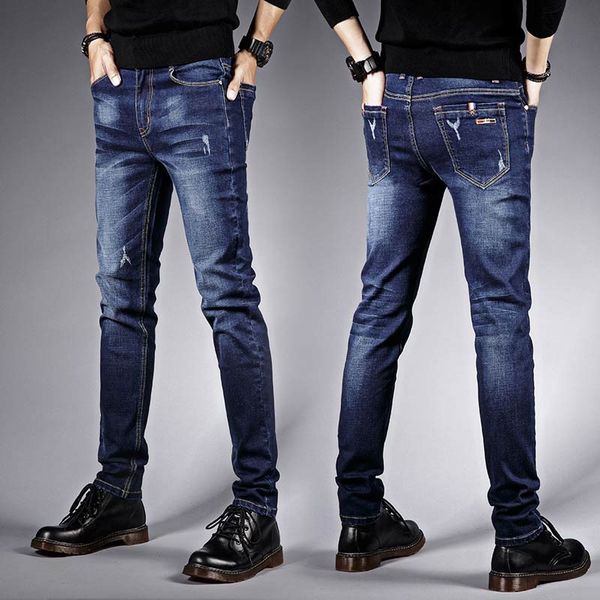 cashmere thickened jeans 2020 fashion brand leggings elastic slim men's casual pants, Blue
cashmere thickened jeans 2020 fashion brand leggings elastic slim men's casual pants, Blue